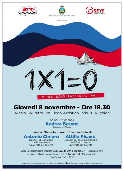 1x1=0 - Io non sono razzista, ma…