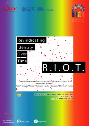 Partecipa a RIOT, il progetto sui diritti LGBT ad Alezio! Pochi posti disponibili!