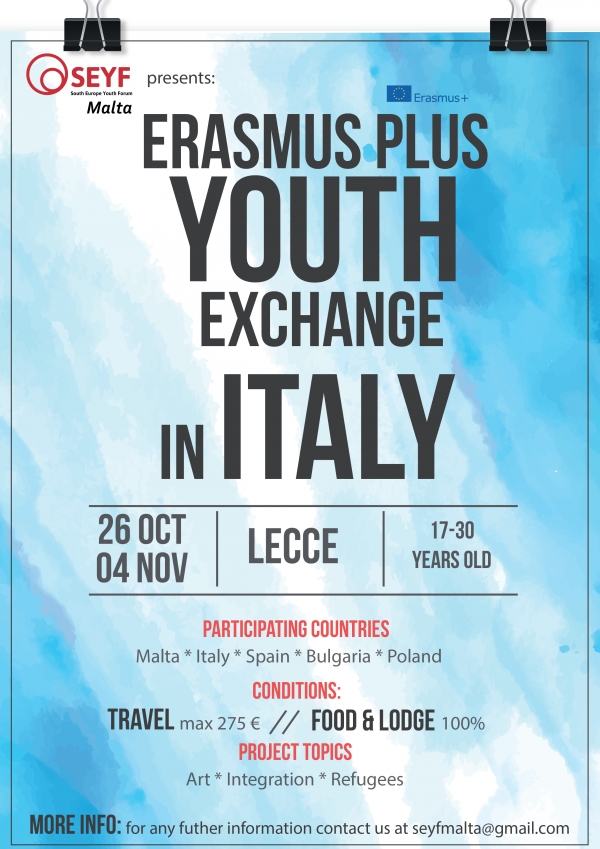 R.A.Y.  Youth Exchange in Italy